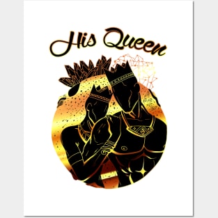 King and Queen Of The Stars - Black Gold His Queen Posters and Art